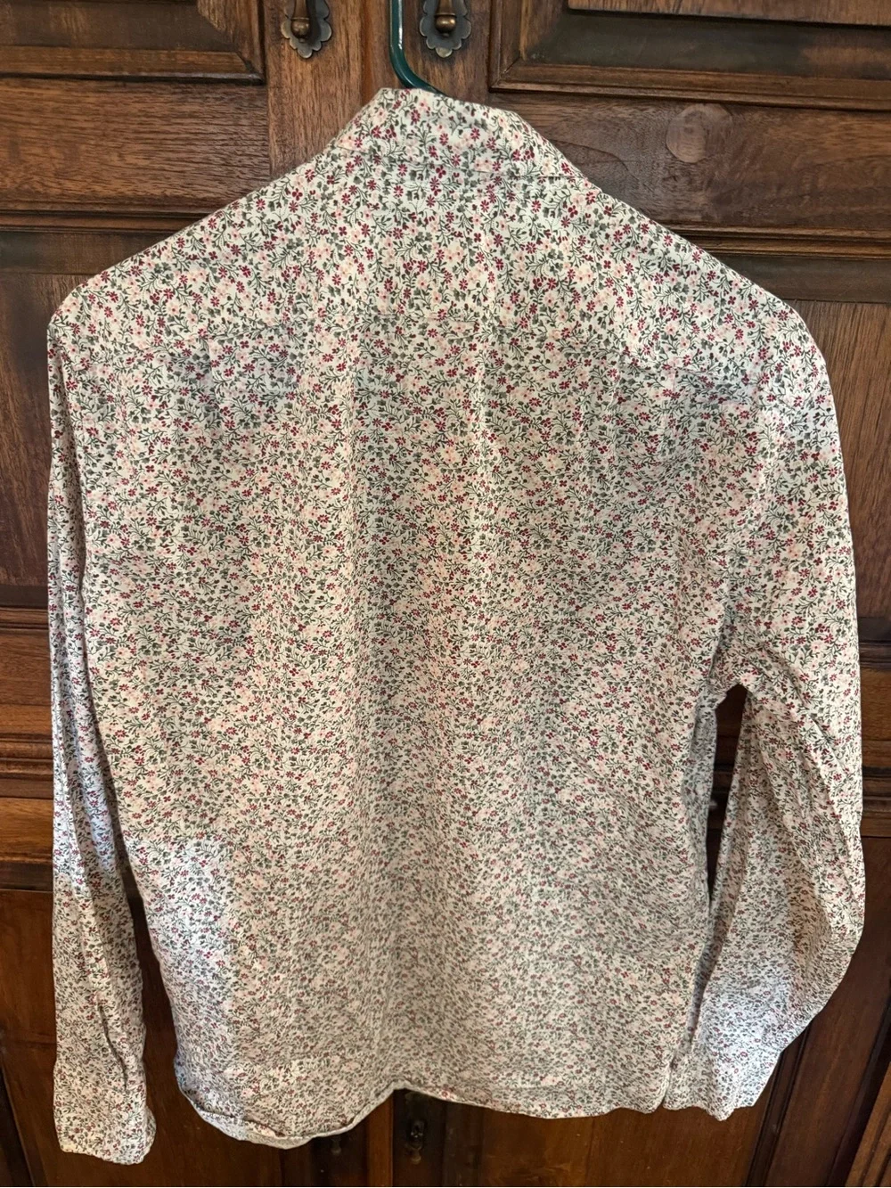 J.Crew Flex Washed Men’s M Slim Floral Button-Up Shirt Long Sleeve Woven